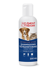 Clément Thékan Shampoo Tetrametrina pulci, pidocchi e zecche 200 ml