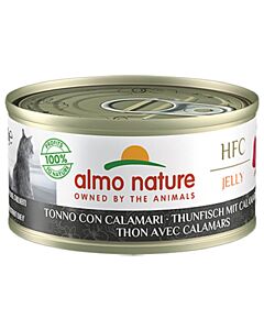 Almo Nature Chat Jelly HFC Thon avec calamars 24 x 70 grs