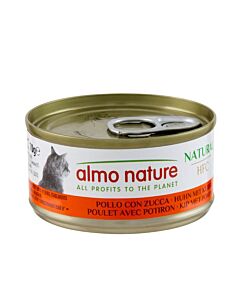Almo Nature  HFC Natural Pollo con Zucca per gatto 24 x 70 g