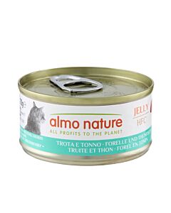 Almo Nature HFC Jelly Trota e Tonno per gatto 24 x 70 g