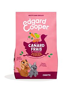 Edgard & Cooper Chiot Canard et Poulet frais sans céréales 2,5 kg

