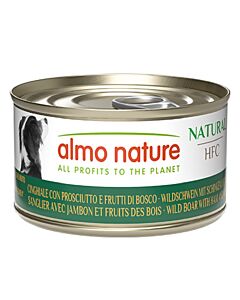 Almo Nature Cane Natural HFC Cinghiale con Prosciutto e frutti di bosco 24 x 95 g