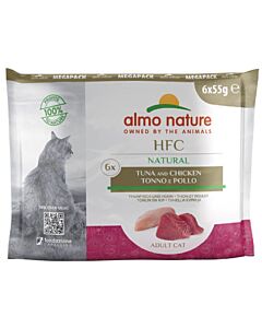 Almo Nature Chat Classic Value Pack Poulet et thon 6 x 55 grs- La Compagnie des Animaux