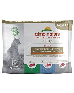 Almo Nature Chat Classic Multi Pack Assortiment de recettes au thon 6 x 55 grs