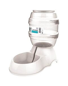 M-Pets Cylinder Distributeur d'eau blanc 3500 ml - La Compagnie des Animaux