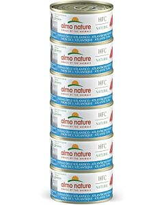 Almo Nature Chat Legend Thon de l‘Atlantique 6 x 70 grs - La compagnie des animaux