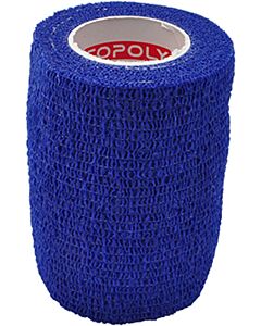 Copoly Bande Cohésive 7.5 cm Bleu

