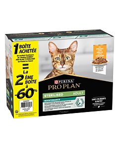 Purina Proplan Gatto Maintenance Sterilised Pollo 2x (10x85g) 2nd a -60%