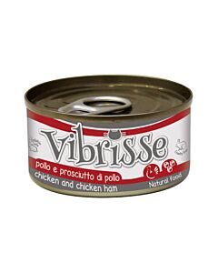 Vibrisse Gatto Pollo e Prosciutto di Pollo 24 x 70 g