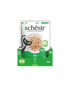 Schesir Complements Pollo in Gelatina Bustina Gatto 12 x 70 g