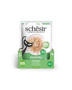 Schesir Complements Pollo con Spigola in gelatina Gatto 12 x 70 g