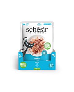 Schesir Complements Tonnetto in gelatina Bustina Gatto 12 x 70 g