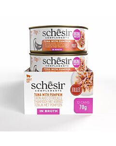 Schesir Complements Tonnetto con Zucca Gatto 12 x 70 g