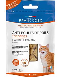 Francodex Snack Anti-boli di pelo Gatto 65 g