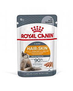 Royal Canin Féline Care Nutrition Hair & Skin in salsa 12 x 85 g