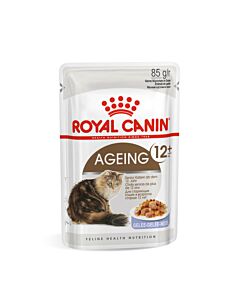 Royal Canin Ageing +12 en gelée sachets pour chat 12 x 85 g- La Compagni