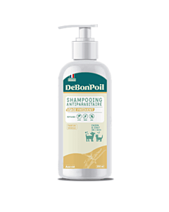 Shampooing antiparasitaire de la marque DeBonPoil pour chien et chat