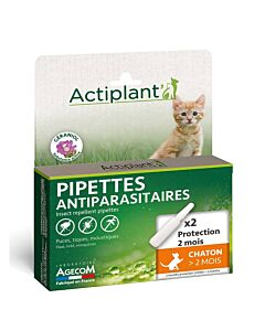 Actiplant Pipette antiparassitarie Gattino x2
