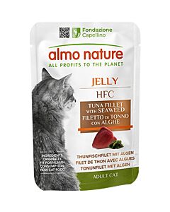 Almo Nature Chat HFC Jelly Filet de Thon et Algues