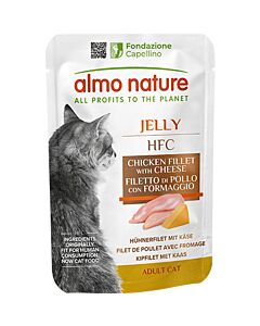 Almo Nature Chat HFC Jelly Poulet et Fromage
