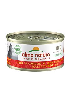 Almo Nature Chat HFC Poulet et crevettes 24 x 70 grs