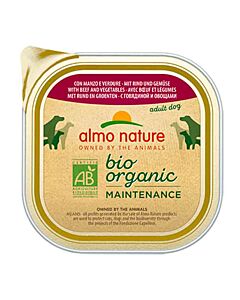 Almo Nature Bio Organic Maintenance Manzo e Verdure per cane 32 x 100 g
