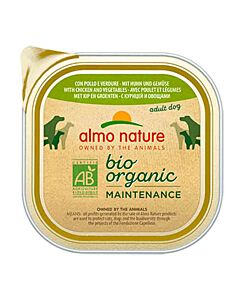 Almo Nature Bio Organic Maintenance Pollo e Verdure per cane 9 x 300 g