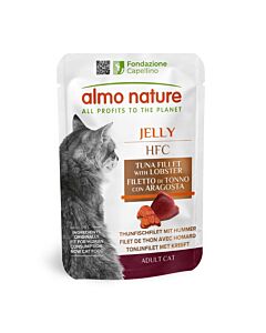 Almo Nature Chat Jelly HFC Filet de Thon et Homard