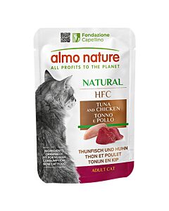 Almo Nature Chat HFC Natural Thon et Poulet