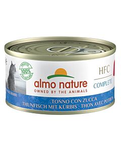 Almo Nature Chat Complete HFC Thon et Potiron sans céréales 24 x 70 grs