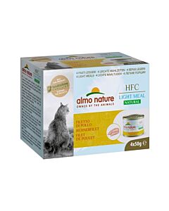 Almo Nature HFC Natural Light Meat Filetto di Pollo 4 x 50 g