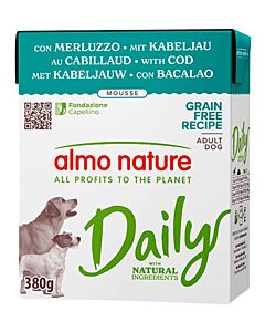 Almo Nature Chien Daily Tetra Morue 8 x 380 g