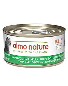 Almo Nature HFC Jelly Tonno con Gallinella gatto 24 x 70 g