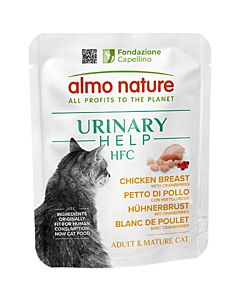 Almo Nature HFC Urinary Help blanc de poulet avec cranberries 24 x 50 g 
