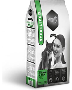 Amity Premium Chat Adulte Stérilisé Poulet & Riz 2 kg


