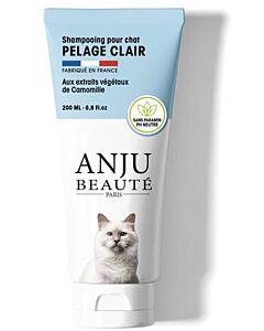 Anju Beauté Shampooing fourrure claire chat 200 ml

