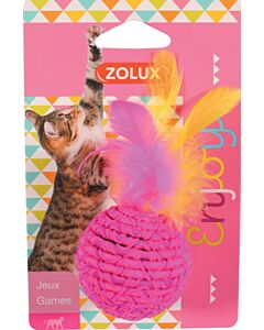 Zolux Giocattolo elastico Pallina assortita per gatto
