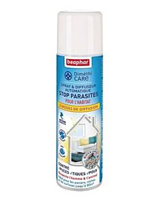 Beaphar Diméthicare Spray et diffuseur automatique stop puces pour l'habitat 250 ml