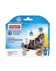 Beaphar Diméthicare Stop Parasites 6 pipettes pour chiots- La Compagnie des Animaux
