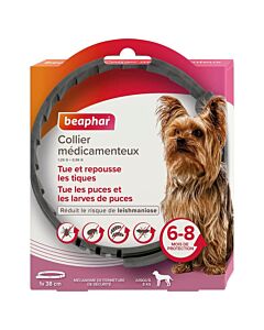 Beaphar Collier médicamenteux petit chien 1.25 G + 0.56 G