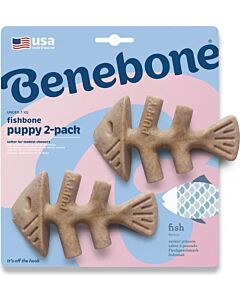 Benebone Pack Fishbone Puppy x2
