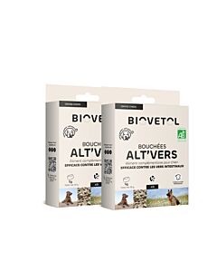 Biovetol Alt’vers Bio Grand Chien > 20kg 6 bouchées x 2 boîtes