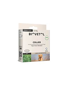 Biovetol Collare antiparassitario per cani di taglia grande 75 cm