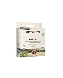 Biovetol Pipette antiparassitarie Bio cane medio x3