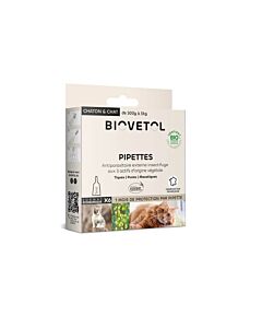 Biovetol pipettes antiparasitaires 