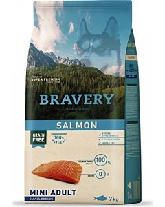 Bravery Cane Adulto Small Salmone Senza cereali 7 kg