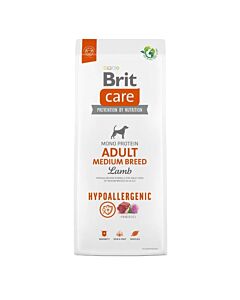 Brit Care Hypoallergenic Dog Medium Adult con Agnello 3 kg