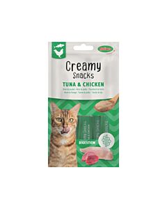 Bubimex Creamy Snacks Chat Thon & Poulet 4 x 15 g