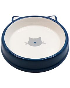 Bubimex Écuelle en céramique bleue chat 200 ml