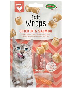 Bubimex Soft wraps chat poulet saumon 30 g